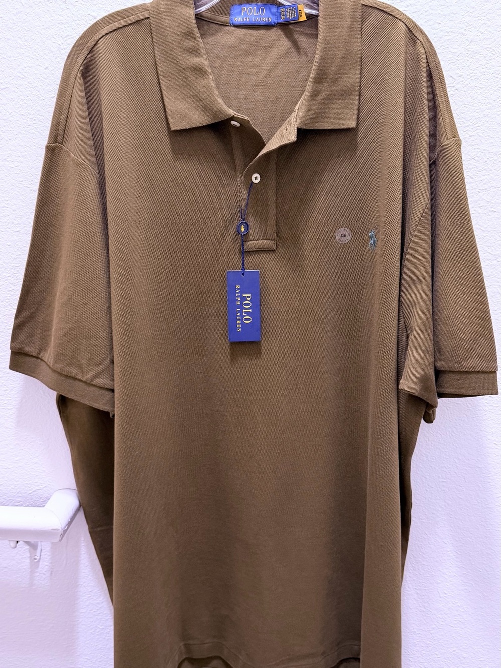 Polo Ralph Lauren Men’s Classic Fit Brown Polo 3XB Big & Tall NWT